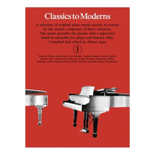 Classics To Moderns 1 (Klavieres)