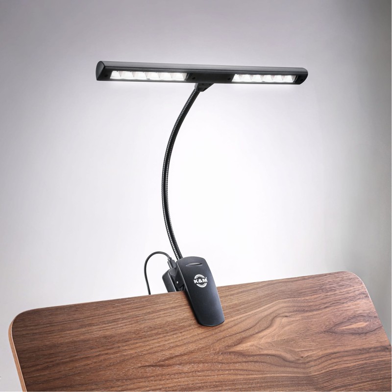 K&M Orķestra nošu lampa (uzlādējama) 12266-000-55 K&M Orķestra nošu lampa (uzlādējama) 12266-000-55