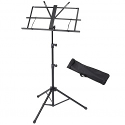 Music stand with bag SMS-420-BK