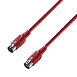 Adam Hall Midi cable K3 MIDI0075-RED