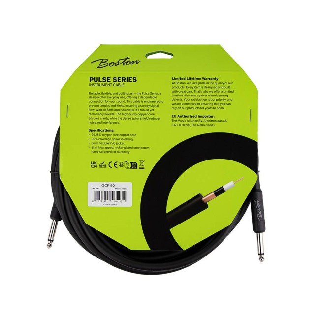 Instrumentu kabelis Boston GCP-60 (6m)