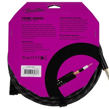 Instrumentu kabelis Boston GCRB-60A (6m) Instrumentu kabelis Boston GCRB-60A (6m)