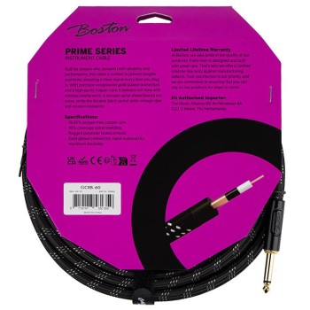 Instrumentu kabelis Boston GCRB-60 (6m) Instrumentu kabelis Boston GCRB-60 (6m)