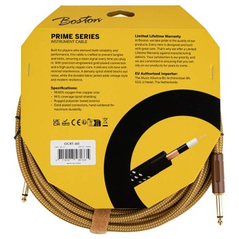 Instrumentu kabelis Boston GCRT-60 (6m) Instrumentu kabelis Boston GCRT-60 (6m)