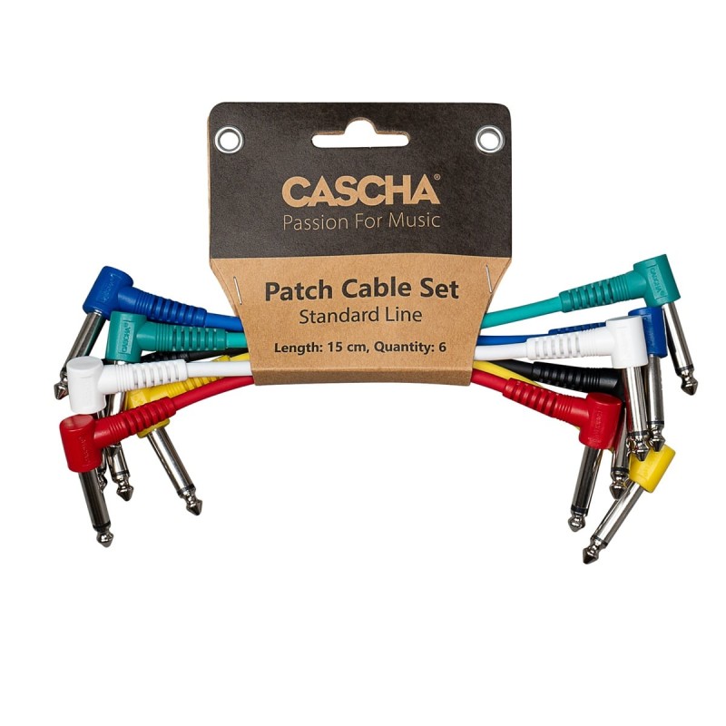 Kabeļu komplekts Cascha CCS-PCS1 (6 x 0,15m) Kabeļu komplekts Cascha CCS-PCS1 (6 x 0,15m)