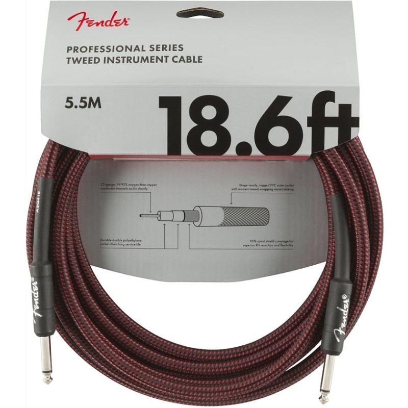 Instrumentu kabelis Fender 0990820067 (5,5m) Instrumentu kabelis Fender 0990820067 (5,5m)