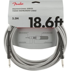 Fender Instrument Cable White Tweed 0990820069 (5,5m)
