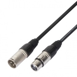 Balanced microphone cable Soundsation EMCXX-3BK