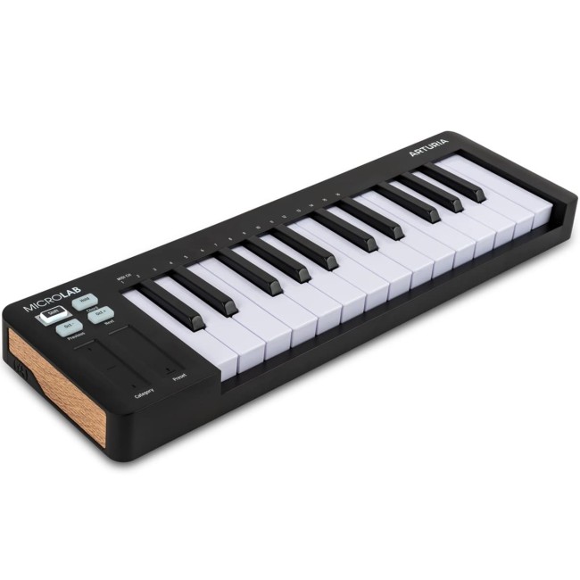 MIDI klaviatūra Arturia MicroLab-BK MK3 MIDI klaviatūra Arturia MicroLab-BK MK3