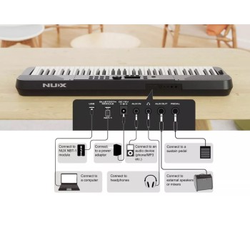 Sintezators Nux NEK-100 Sintezators Nux NEK-100