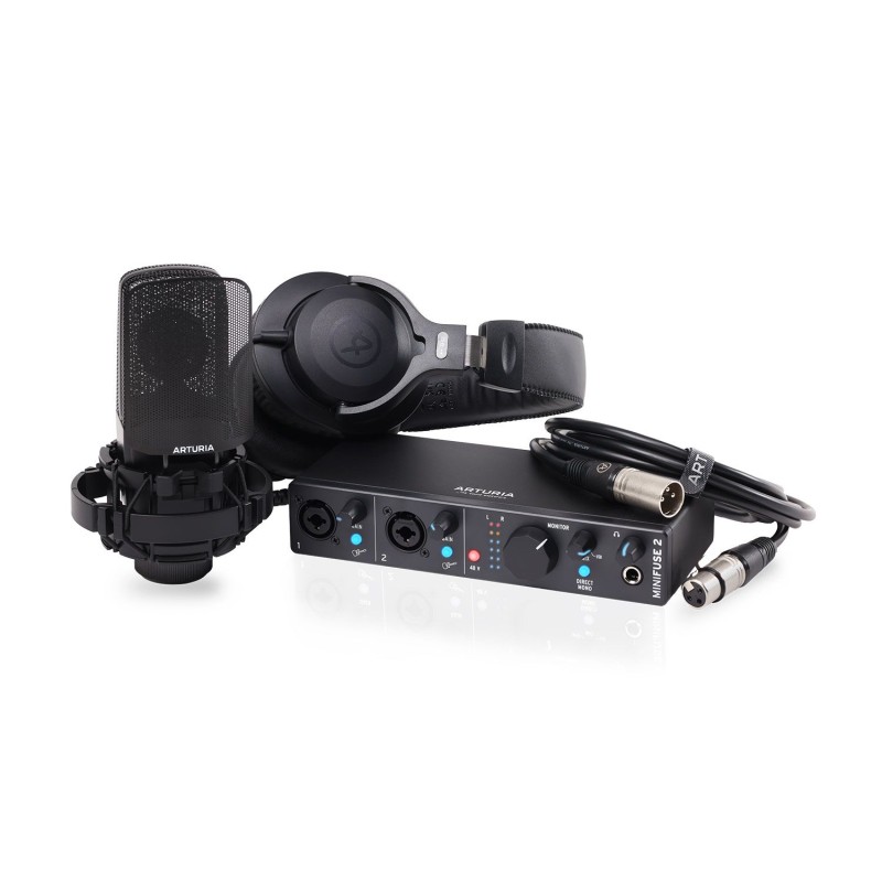 Arturia MiniFuse Recording Pack Black Arturia MiniFuse Recording Pack Black