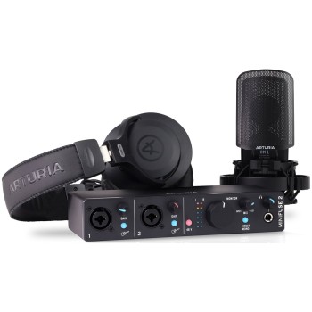 Arturia MiniFuse Recording Pack Black Arturia MiniFuse Recording Pack Black