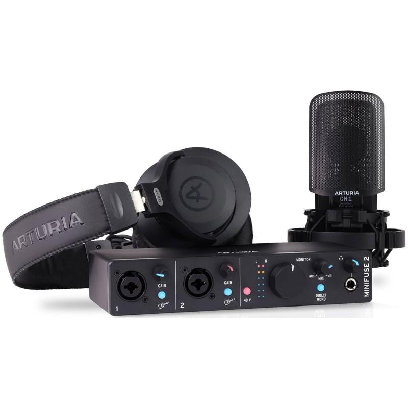 Arturia MiniFuse Recording Pack Black Arturia MiniFuse Recording Pack Black