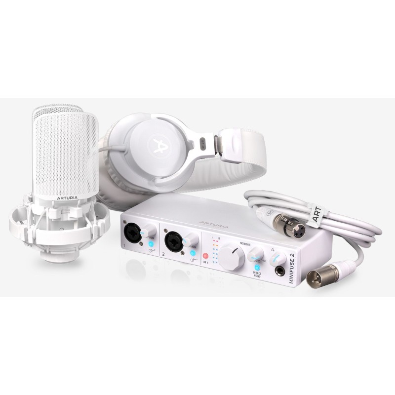 Arturia MiniFuse Recording Pack White Arturia MiniFuse Recording Pack White