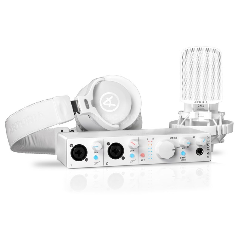Arturia MiniFuse Recording Pack White Arturia MiniFuse Recording Pack White