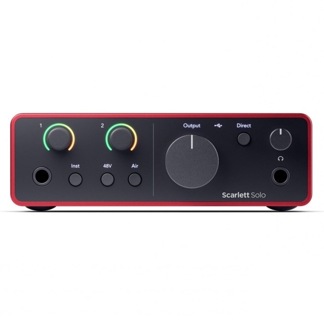 Audio interfeiss Focusrite Scarlett Solo (4rd Gen)