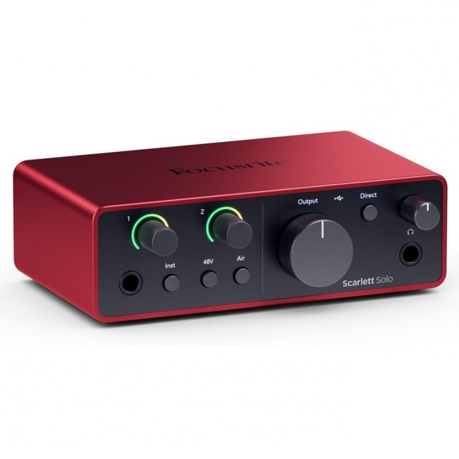 Audio interfeiss Focusrite Scarlett Solo (4rd Gen)