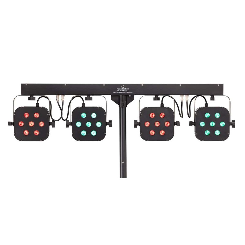 LED gaismu komplekts 4LEDKIT-DJ 7x3W LED gaismu komplekts 4LEDKIT-DJ 7x3W