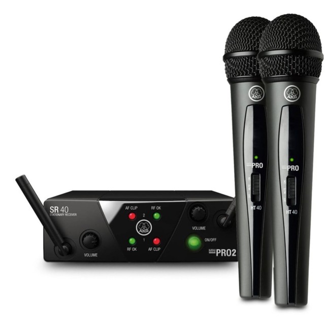 Bezvadu mikrofona sistēma AKG WMS40-Mini2 ISM2/3