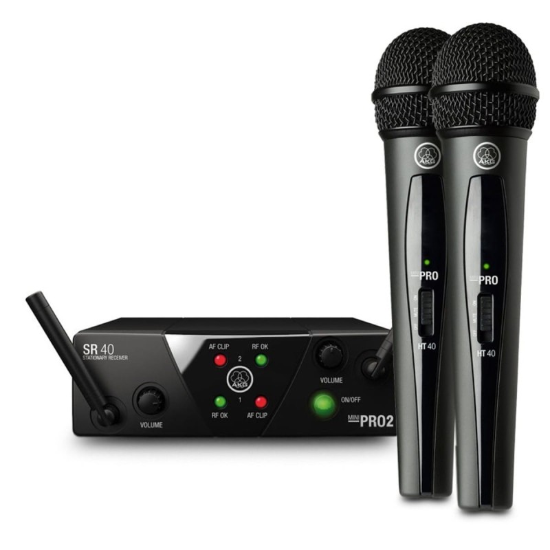 Bezvadu mikrofona sistēma AKG WMS40-Mini2 ISM2/3 Bezvadu mikrofona sistēma AKG WMS40-Mini2 ISM2/3