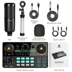 Podkāstu un Live straumēšanas komplekts Maono AU-AM200-S1 Podkāstu un Live straumēšanas komplekts Maono AU-AM200-S1