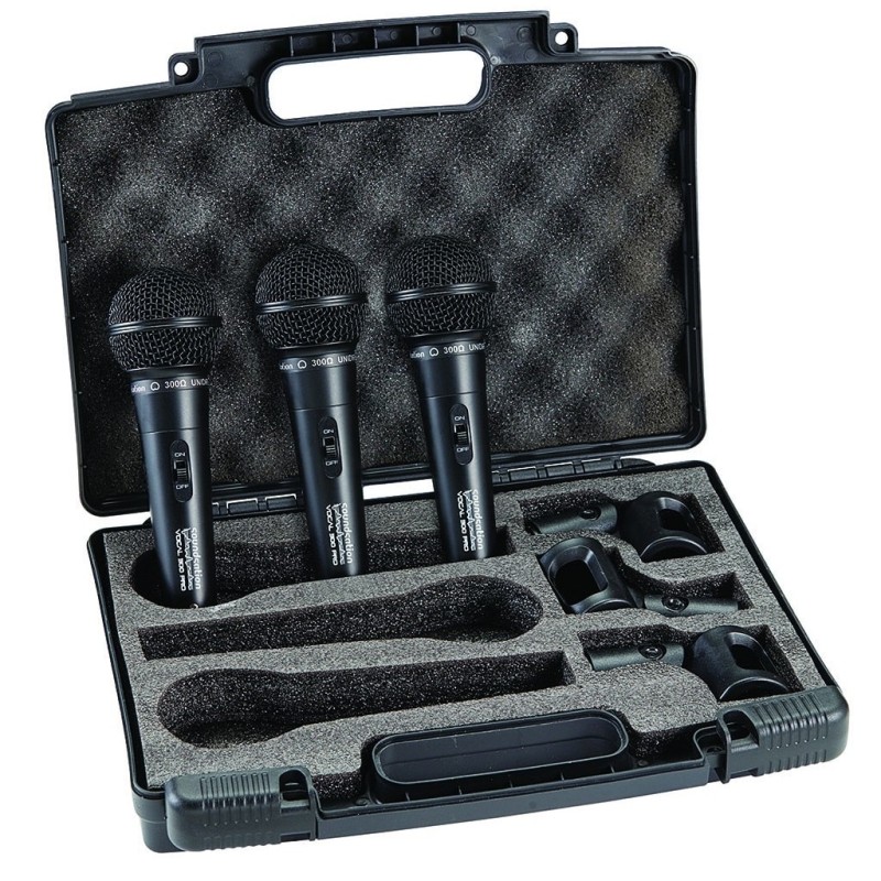 Dinamisko mikrofonu komplekts Vocal-300-Pro-3P Dinamisko mikrofonu komplekts Vocal-300-Pro-3P