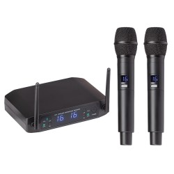 UHF Dual Digital Wireless Microphone System WF-U216HH
