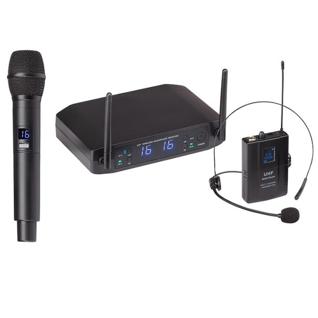 UHF bezvadu mikrofonu sistēma WF-U216HP