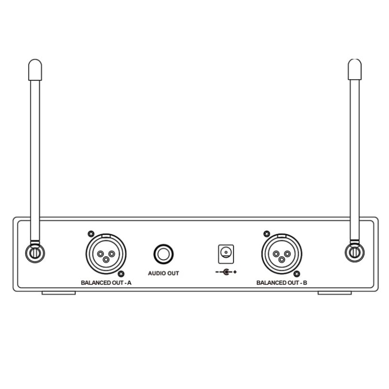 Bezvadu VHF mikrofonu sistēma WF-V21HHB