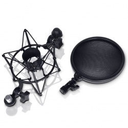 Microphone Shock Mount with Pop Filter DSM-400