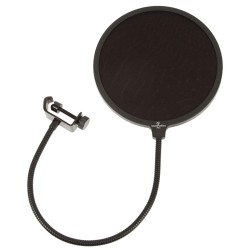 Pop filter on gooseneck PS-1