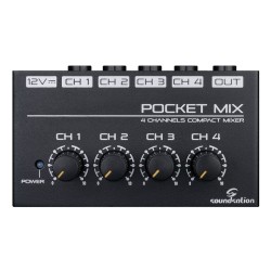 4 channel mini mixer Pocket-Mix