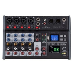 6-Channel Professional Mixer Miomix-404-FXM