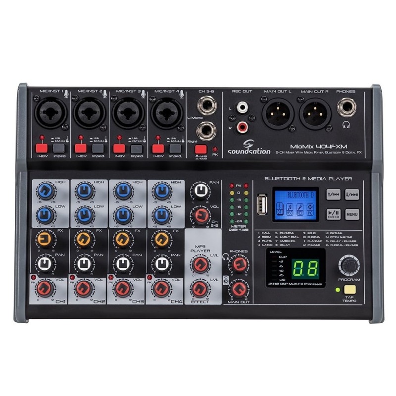 Mikserpults Soundsation Miomix-404-FXM Mikserpults Soundsation Miomix-404-FXM