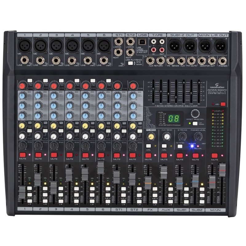 Mikserpults Soundsation Alchemix-802-UFX Mikserpults Soundsation Alchemix-802-UFX