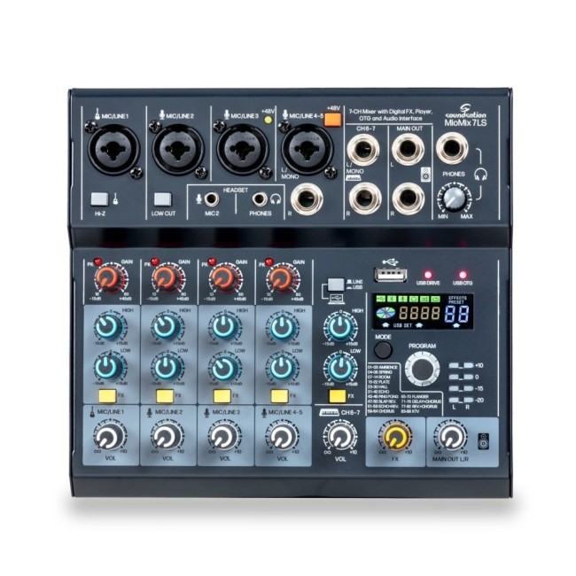 Mikserpults Soundsation Miomix-7LS