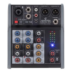 5-Channel Professional Audio Mixer Miomix-104
