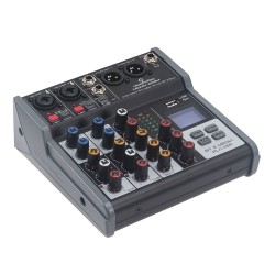 4-Channel Professional Mixer Miomix-202-M