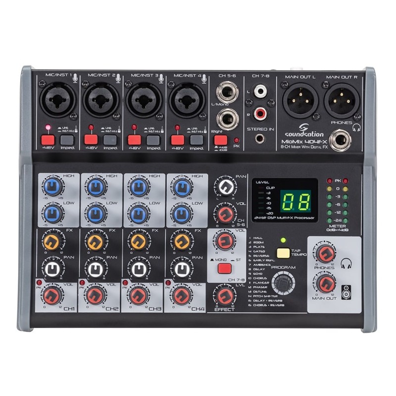 Mikserpults Soundsation Miomix-404-FX Mikserpults Soundsation Miomix-404-FX