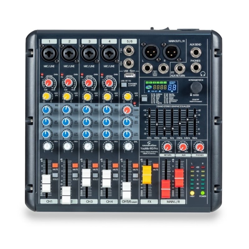 6-Channel High Quality Mixer YouMix-410 PRO 6-Channel High Quality Mixer YouMix-410 PRO