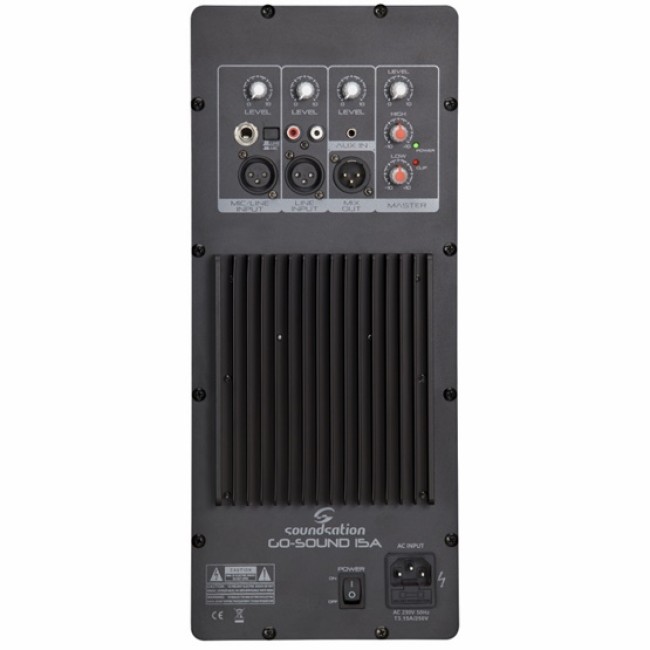 Aktīvais skaļrunis GO-SOUND 15A (880W) Aktīvais skaļrunis GO-SOUND 15A (880W)
