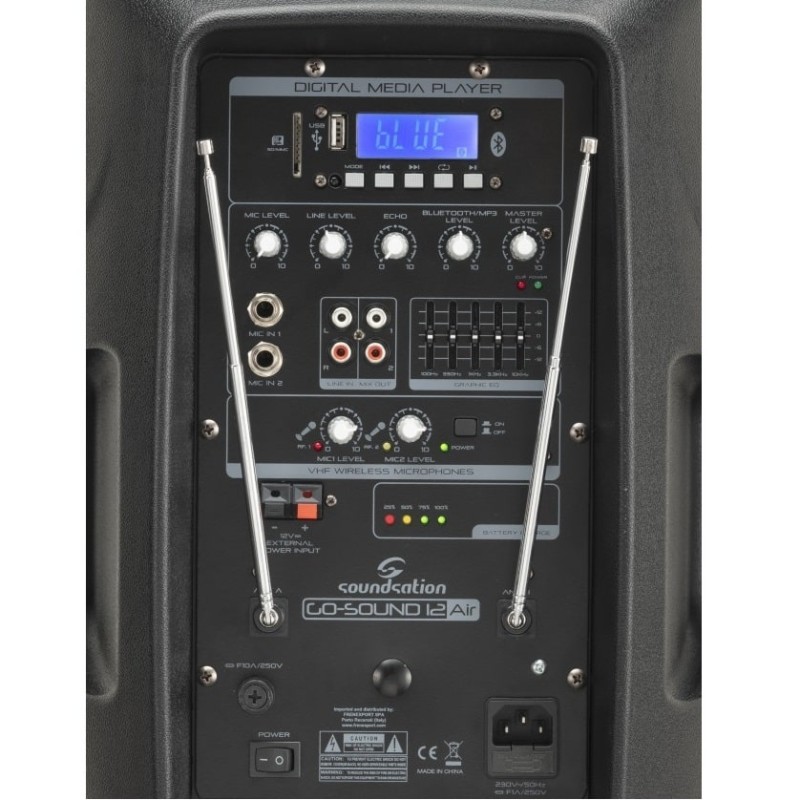 Aktīvais skaļrunis GO-SOUND 12AIR (800W) Aktīvais skaļrunis GO-SOUND 12AIR (800W)
