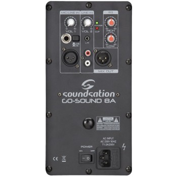 Aktīvais skaļrunis GO-SOUND 8A (200W) Aktīvais skaļrunis GO-SOUND 8A (200W)
