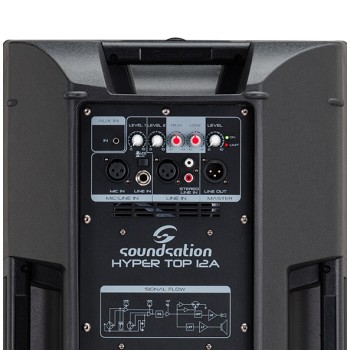 Aktīvais skaļrunis HYPER TOP 12A (1000W) Aktīvais skaļrunis HYPER TOP 12A (1000W)