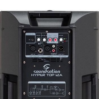 Aktīvais skaļrunis HYPER TOP 12A (1000W) Aktīvais skaļrunis HYPER TOP 12A (1000W)