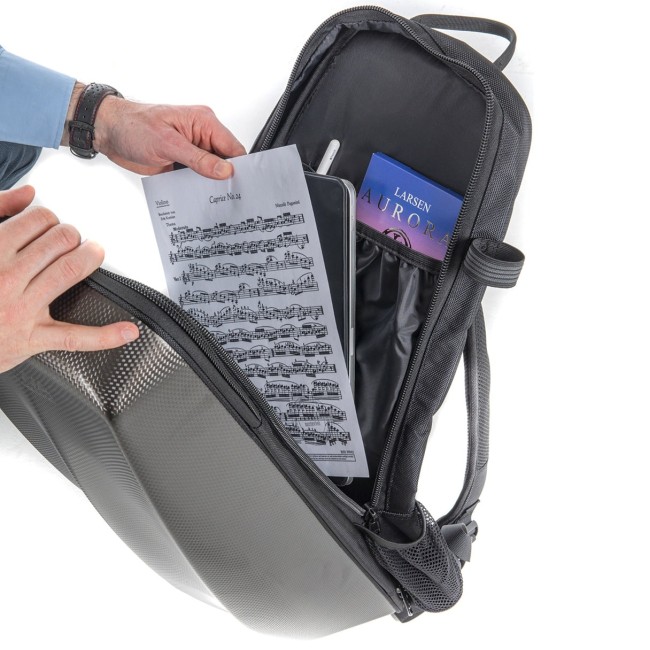 4/4 Vijoles cietā soma Gewa Space Bag Titanium