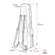 1/8 Violin Hard Case VC-1318-BK 1/8 Violin Hard Case VC-1318-BK