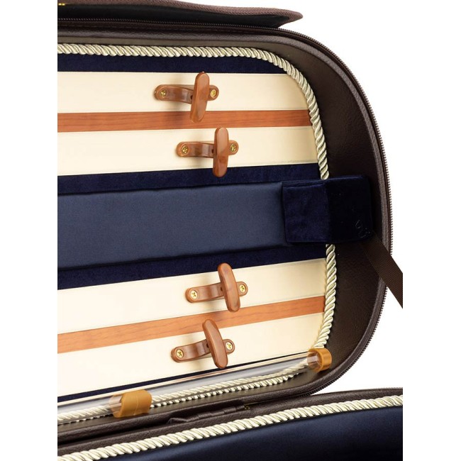 Vijoles cietais koferis Leonardo VC-LUX-BU