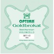 1/2 Optima Goldbrokat čella stīgas G1200-12 1/2 Optima Goldbrokat čella stīgas G1200-12