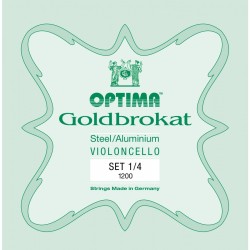 1/4 Optima Goldbrokat čella stīgas G1200-14 1/4 Optima Goldbrokat čella stīgas G1200-14